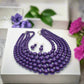 Gorgeous Purple Multi-Strand Necklace Set