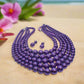 Gorgeous Purple Multi-Strand Necklace Set