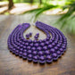 Gorgeous Purple Multi-Strand Necklace Set