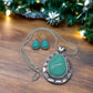 Marvelous Teardrop Turquoise Necklace Set