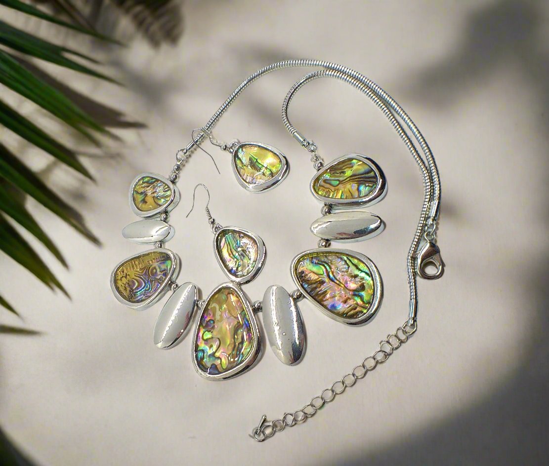 Gorgeous Abalone Necklace Set