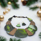 Fantastic Green and Gold Graduated Necklace Set