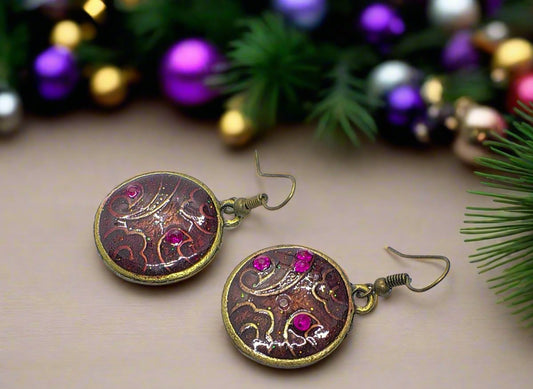 Lovely Purple Earrings