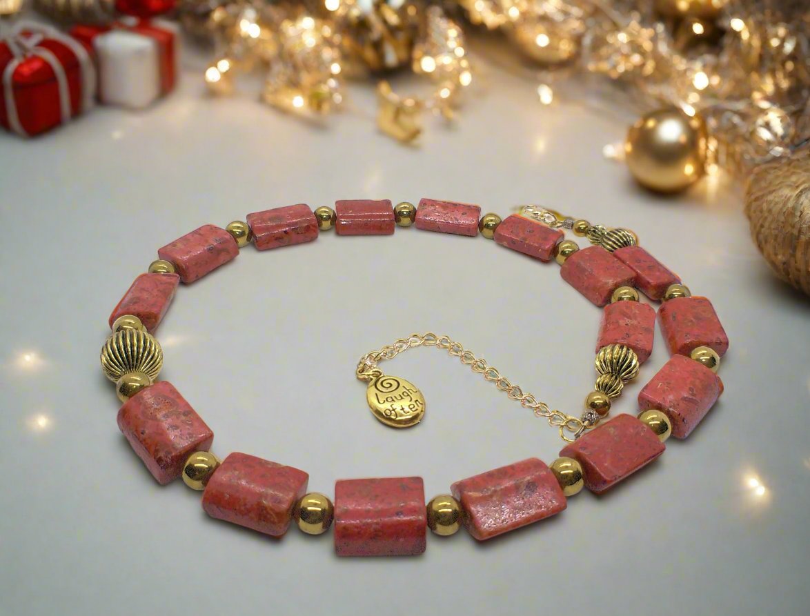 https://www.artistryjewelry.net/products/beautiful-coral-rectangles-antique-gold-rds-gp-hematite-semi-precisous-beaded-necklace-handcrafted-by-artistry-jewelry