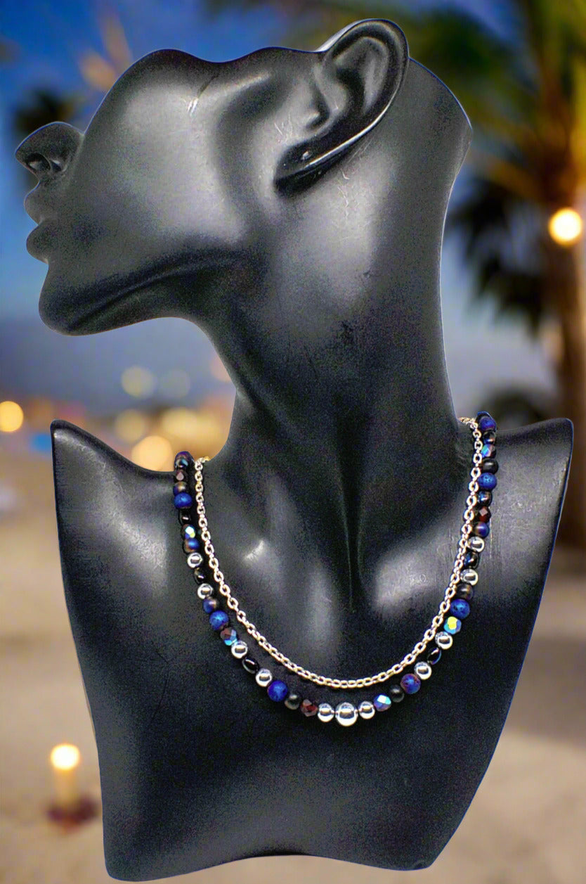 https://www.artistryjewelry.net/products/radiant-blue-natural-lava-and-hematite-beaded-two-strand-necklace