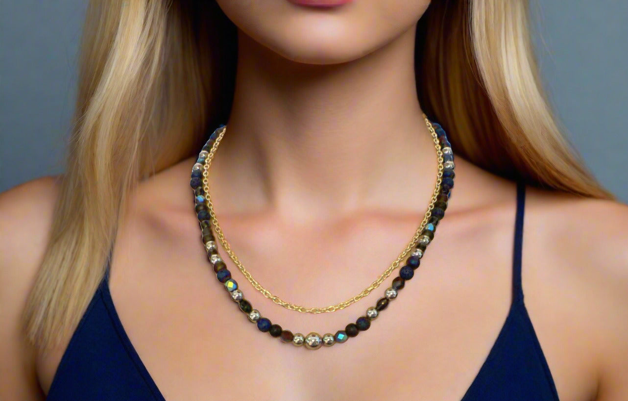 https://www.artistryjewelry.net/products/radiant-blue-natural-lava-and-hematite-beaded-two-strand-necklace