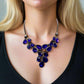 Ravishing Colbalt Blue Teardrop Necklace