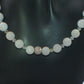 Dazzling White Moonstone and Crystal Necklace