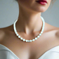 Dazzling White Moonstone and Crystal Necklace