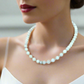 Dazzling White Moonstone and Crystal Necklace