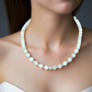 Dazzling White Moonstone and Crystal Necklace