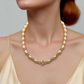 Sweet Golden Shadow Crystals, Light Peach/Champagne Beaded Necklace Set-crafted by Artistry Jewelry