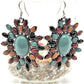 Perfect Sunburst Multi Colored Earrings