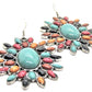 Perfect Sunburst Multi Colored Earrings