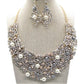 Gorgeous Pearls and Rhinestones Necklace Set