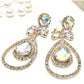 Stunning Tear Drop Stone Earrings