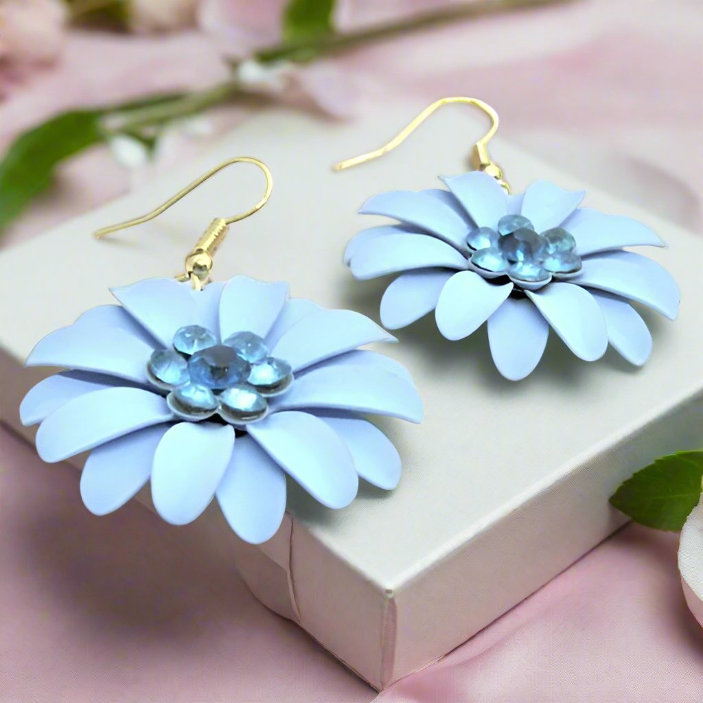 Lovely Layered Petal Flower Earring