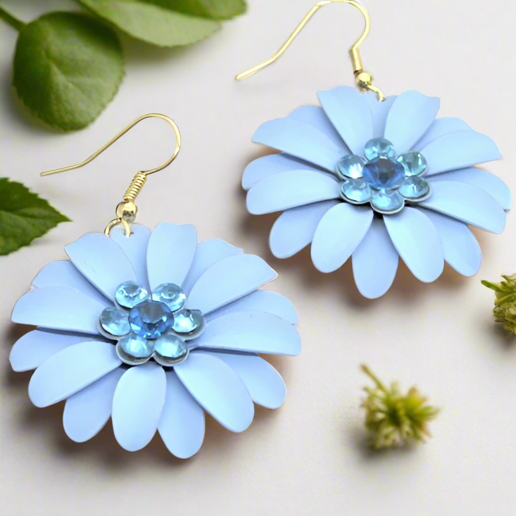 Lovely Layered Petal Flower Earring