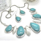 Fabulous Turquoise and Silver Necklace Set