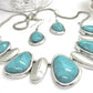 Fabulous Turquoise and Silver Necklace Set