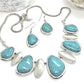 Fabulous Turquoise and Silver Necklace Set