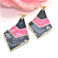 Fantastic Blue and Pink Earrings