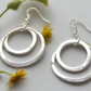 Fantastic Silver Circle Earrings