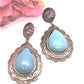 Lovely Copper Tone Teardrop Earrings