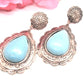 Lovely Copper Tone Teardrop Earrings