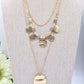 Lovely Beige Multi-Strand Necklace