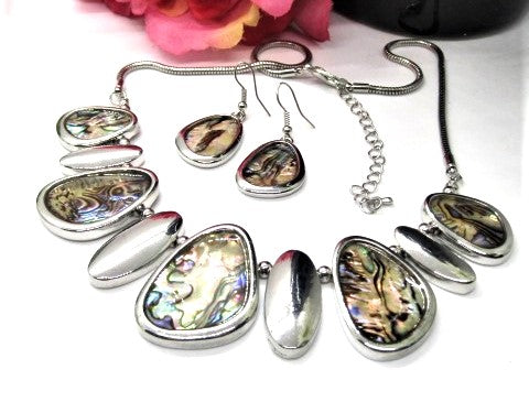 Gorgeous Abalone Necklace Set