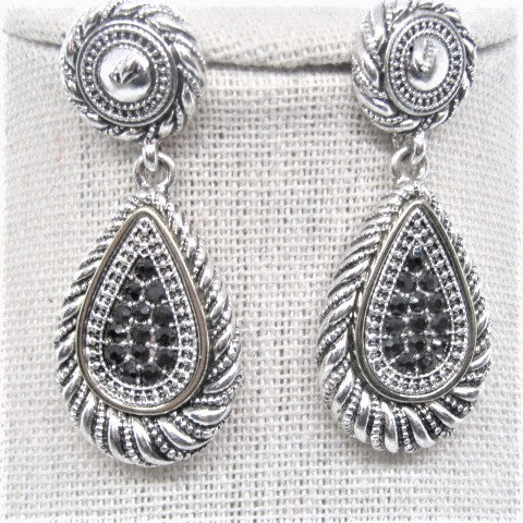 Lovely Silver Swirl Earrings