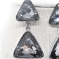 Gorgeous Triangles of Black Diamonds Earrings