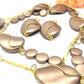 Lovely Bronze Long Necklace Set