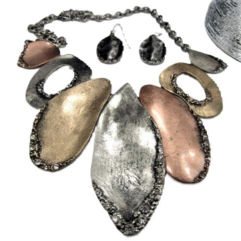 Fabulous Mixed Metals Necklace Set