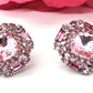 Lovely Marquise Pink Stud Earrings