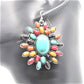 Perfect Sunburst Multi Colored Earrings