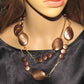 Lovely Bronze Long Necklace Set