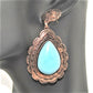 Lovely Copper Tone Teardrop Earrings