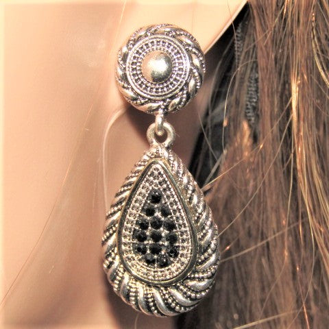 Lovely Silver Swirl Earrings