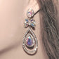 Stunning Tear Drop Stone Earrings