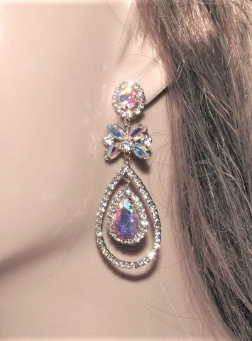 Stunning Tear Drop Stone Earrings