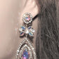 Stunning Tear Drop Stone Earrings