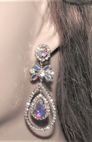 Stunning Tear Drop Stone Earrings