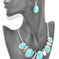 Fabulous Turquoise and Silver Necklace Set