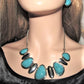 Fabulous Turquoise and Silver Necklace Set