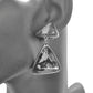 Gorgeous Triangles of Black Diamonds Earrings