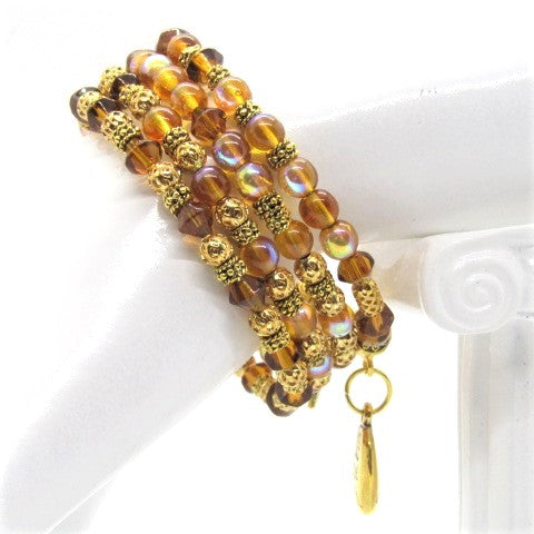 Lovely Sparkles of Brown Bracelet