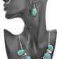 Fabulous Turquoise and Silver Necklace Set