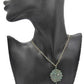 Lovely Long Green Crystal Necklace